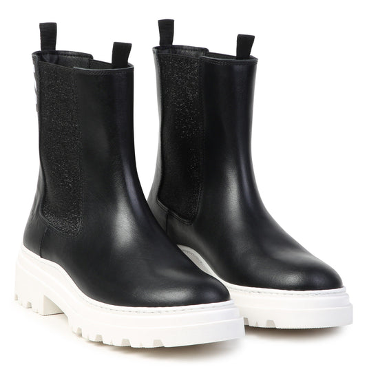 Karl Lagerfeld Black Chelsea Boot