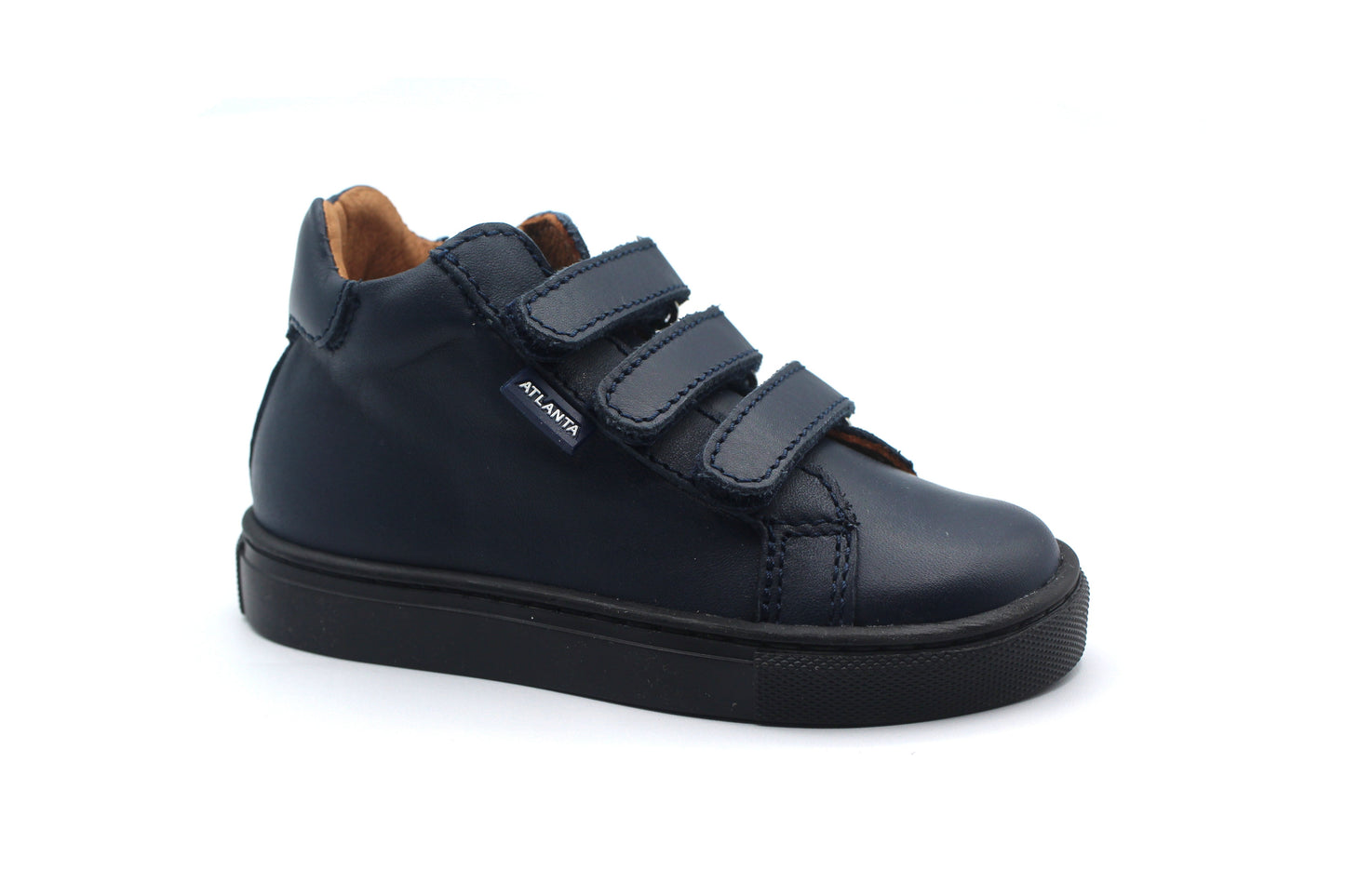 Atlanta Blue Navy Three Velcro Sneaker