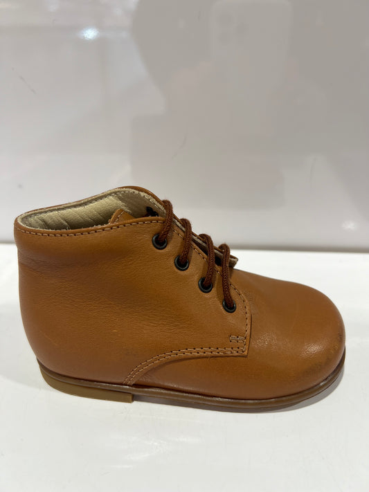 Beberlis Cathay Ligth Brown Lace Up Baby Bootie