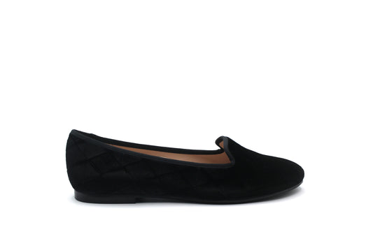 Beberlis Black Velvet Smoking Shoe