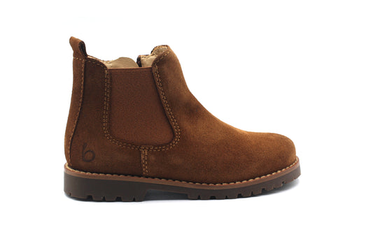 Beberlis Suede Luggage Brown Chelsea Ankle Boot