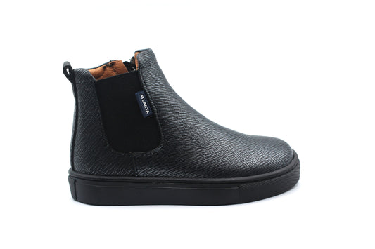 Atlanta Safiano Black Chelsea Boot