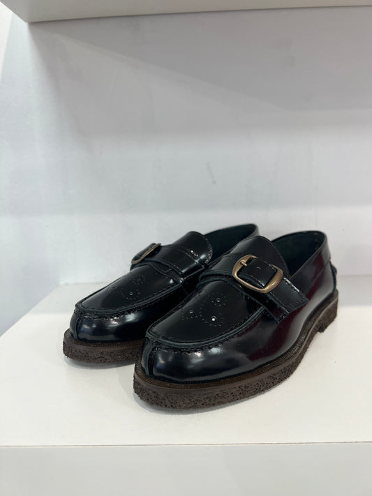 Pepe Black Buckle Loafer