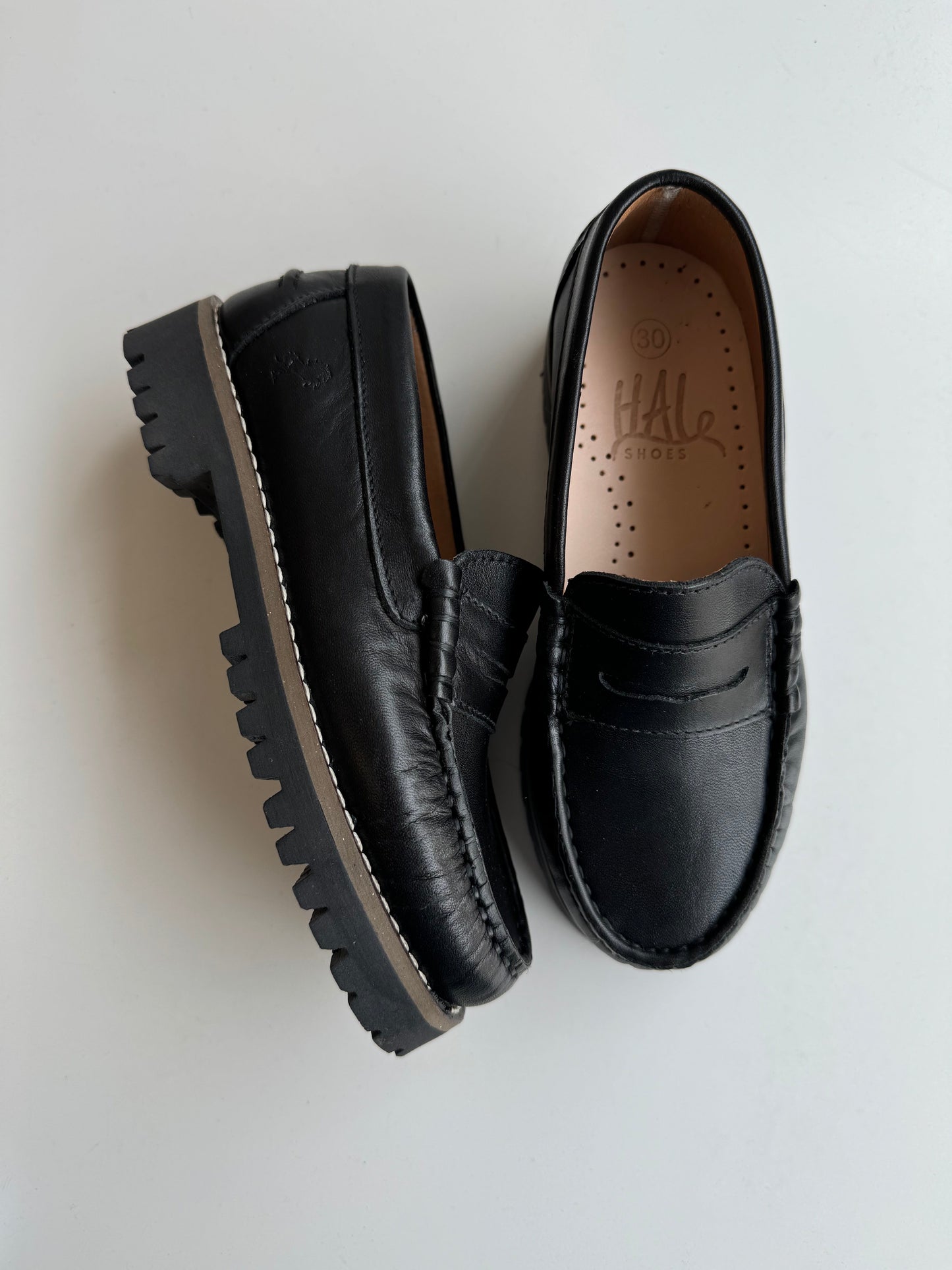 LMDI Black Chunky Penny Loafer