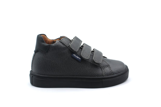 Atlanta Safiano Grey Three Velcro Sneaker