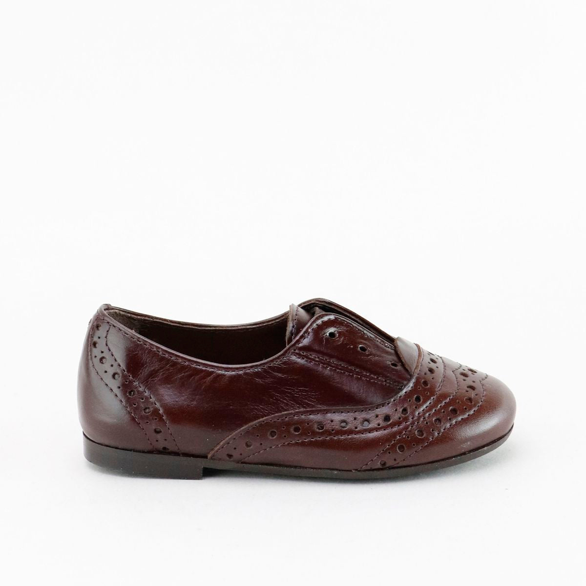 Papanatas Ajax Brown Laceless Oxford