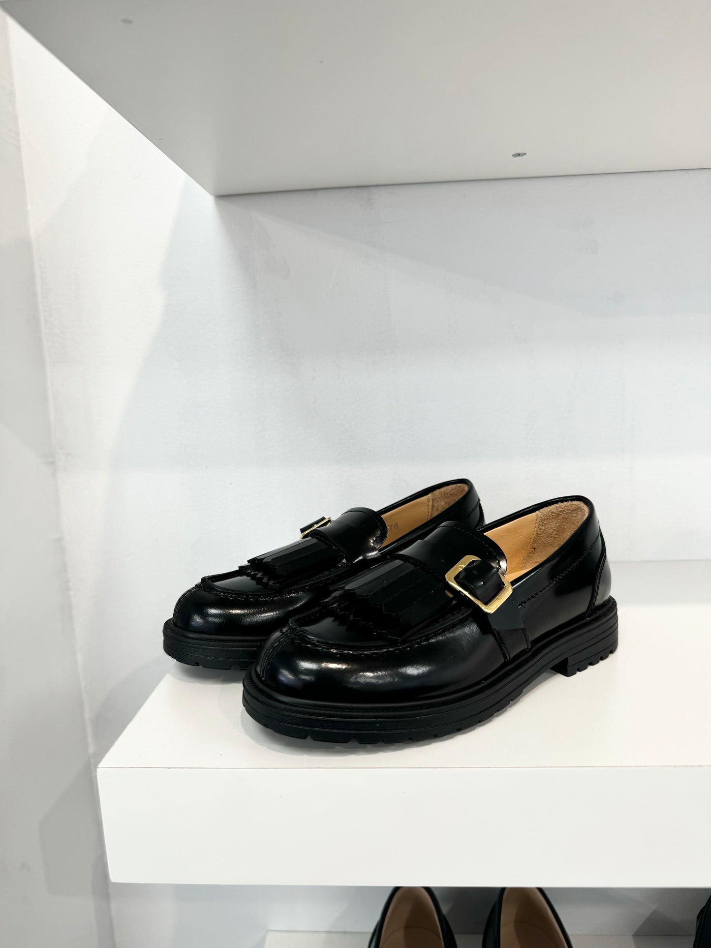 Rondinella Black Fringe Loafer