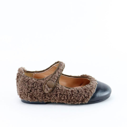 Papanatas Sherpa Cap Toe Mary Jane