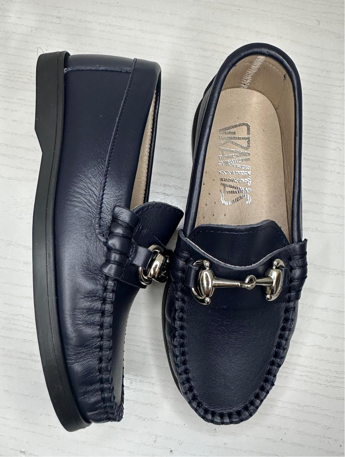 Gravitas Navy Chain Loafer