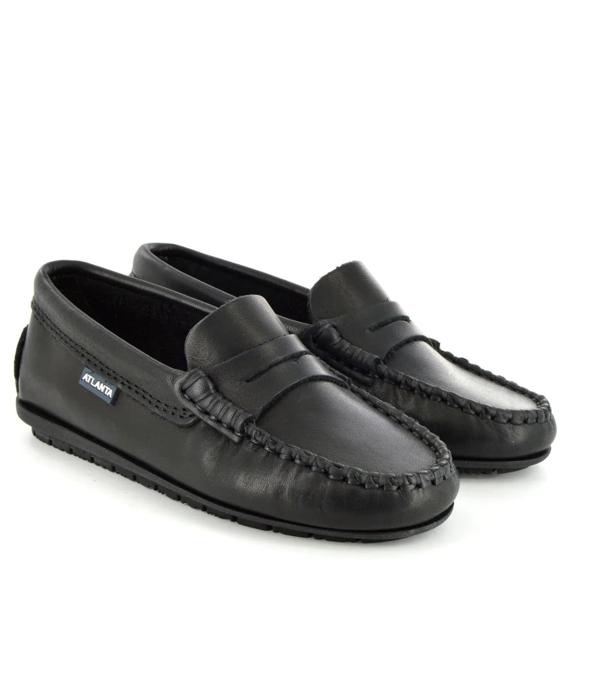 Atlanta Black Smooth Penny Loafer