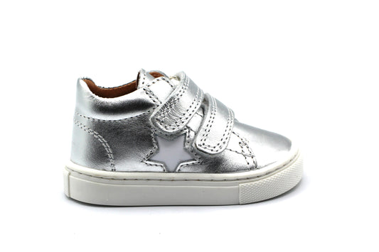 Atlanta Silver Metalic Star Baby Sneaker