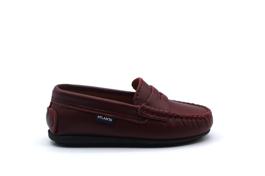 Atlanta Burgundy Smooth Penny Loafer