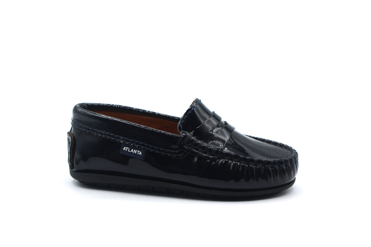 Atlanta Black Patent Penny Loafer