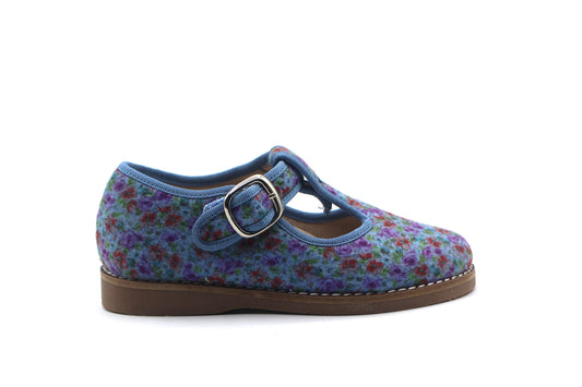 Don Louis Blue Floral T Bar