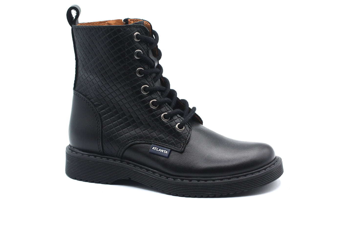 Atlanta Black Combat Bootie