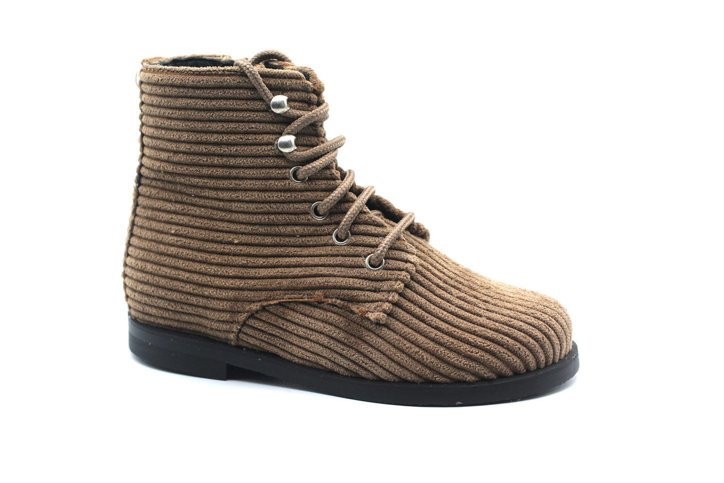 Don Louis Taupe Corduroy Bootie