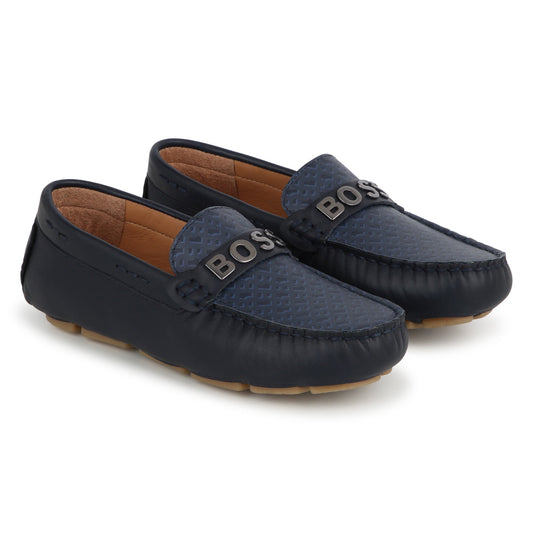 Hugo Boss Navy Moccasin