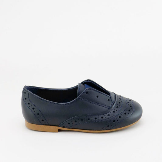 Papantas Navy Laceless Oxford