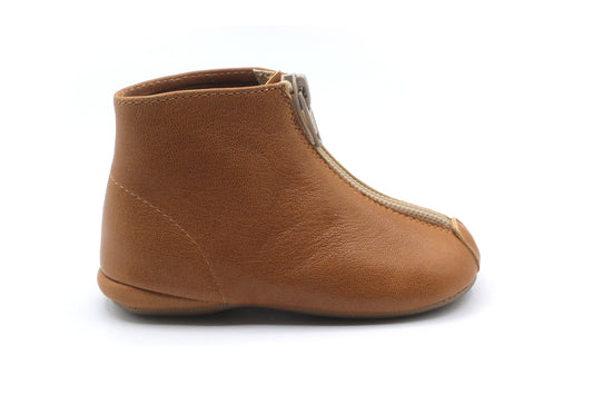 Pepe Tobacco Zipper Bootie