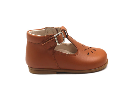 Beberlis Ligth Brown Alexis Baby T-Strap