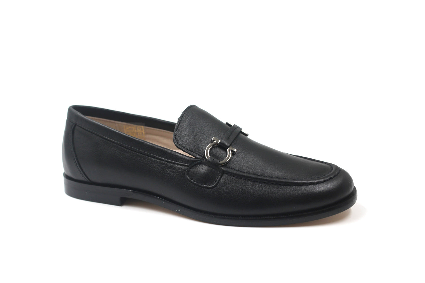 Gravitas Black Round Chain Loafer