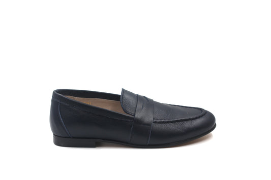 Gravitas Navy Penny Loafer