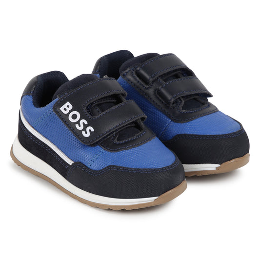 Hugo Boss Blue Leather Sneakers