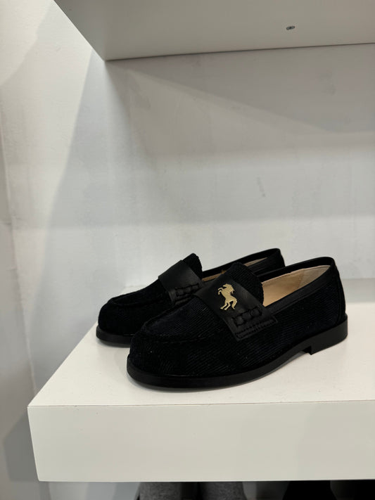 LMDI Black Corduroy Covelo Loafer