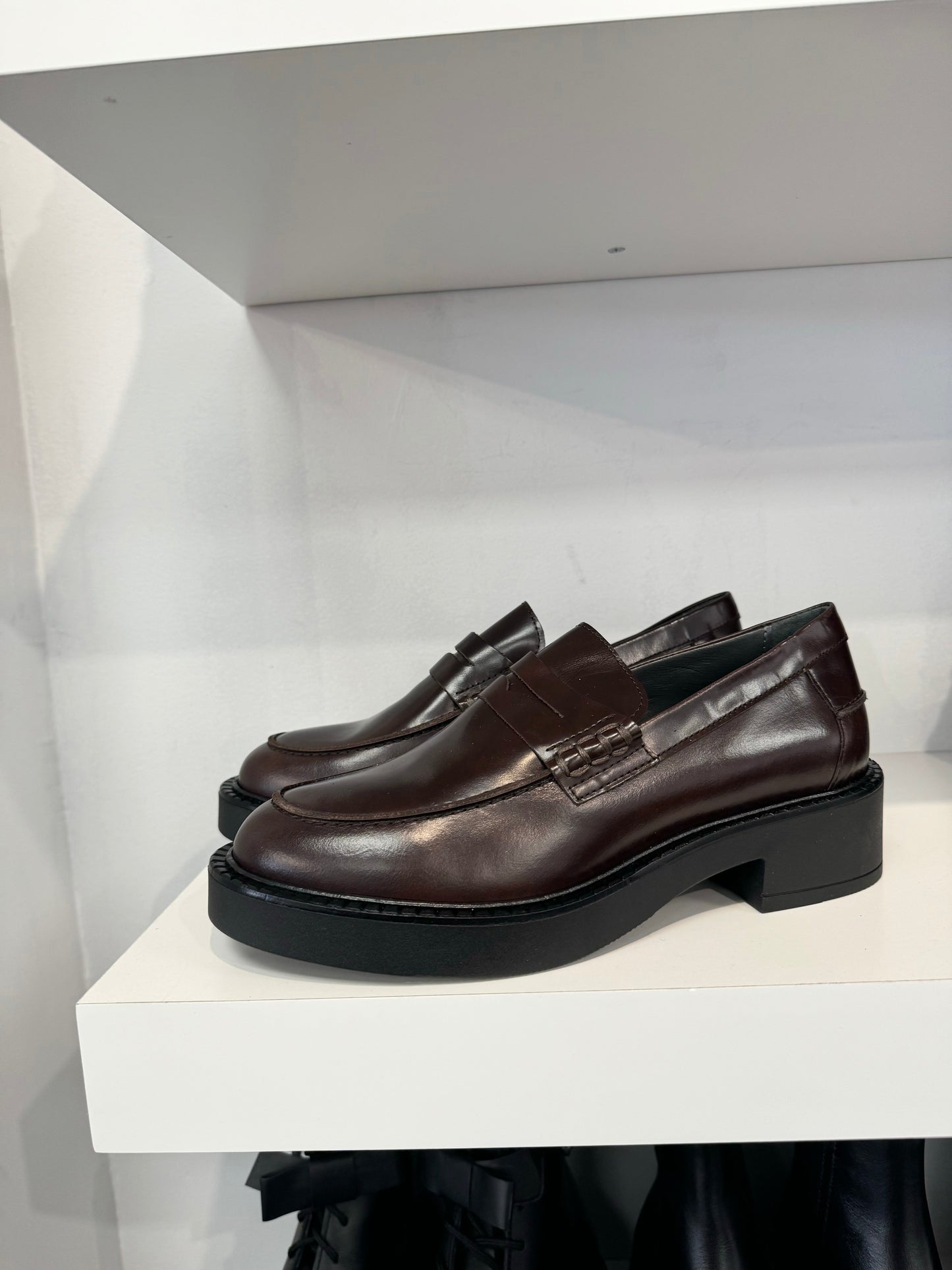 Angulus Dark Brown Loafer