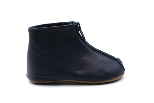 PEPE Navy Zipper Bootie